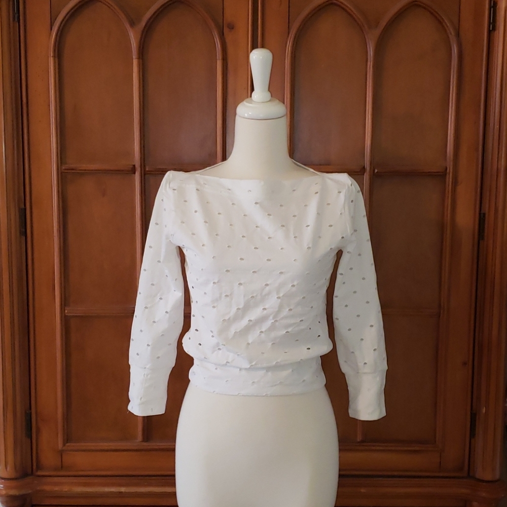 Calvin Rucker boat neck top